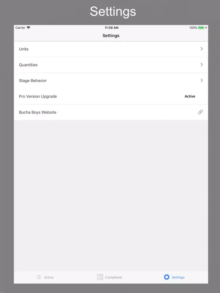 Kombucha Tracker iPad  스크린샷