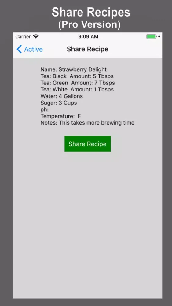Kombucha Tracker 스크린샷