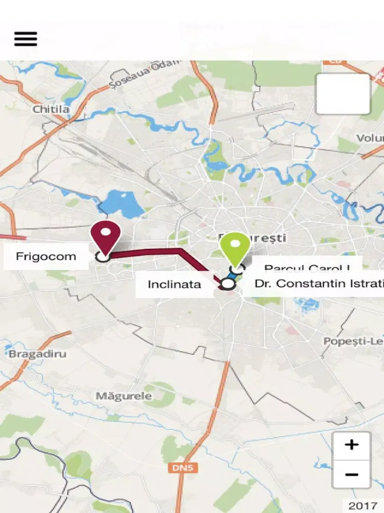 Capturas de tela do Bucharest RATB Metrorex Planner iPad 