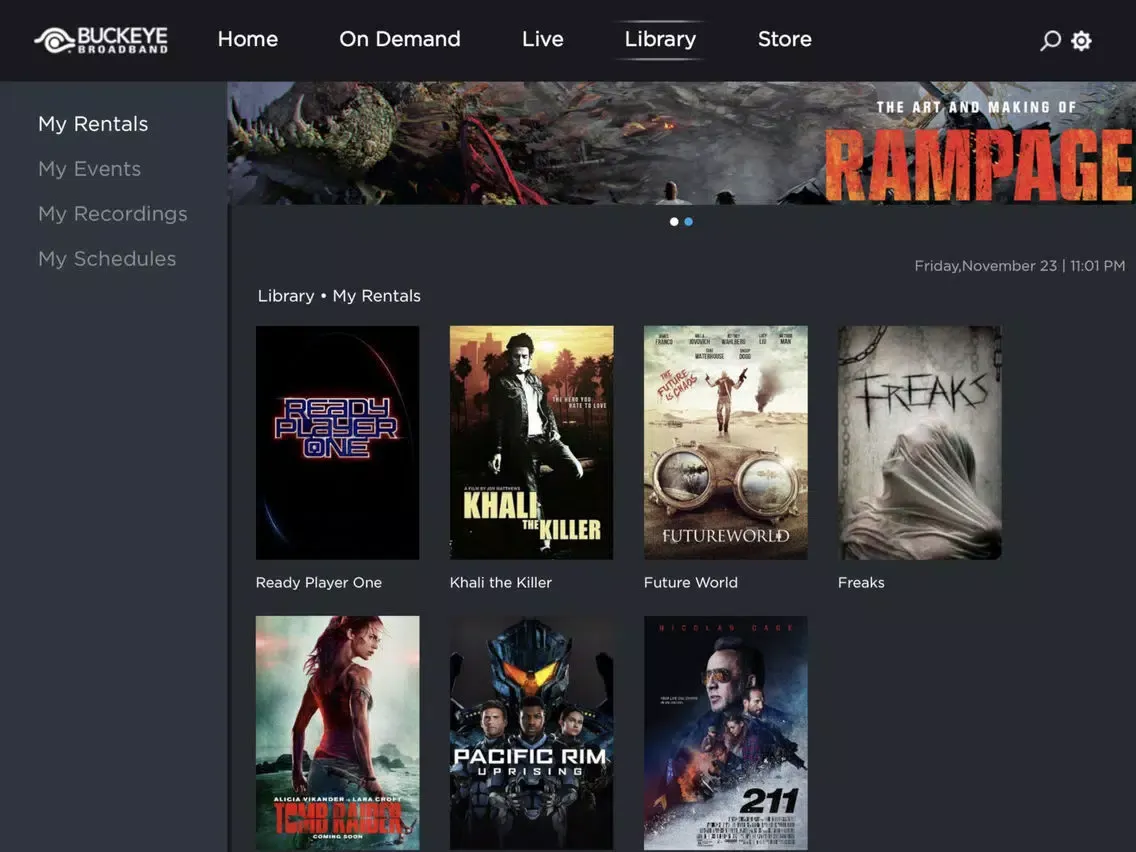 Screenshot di StreamTV Powered by Buckeye iPad 