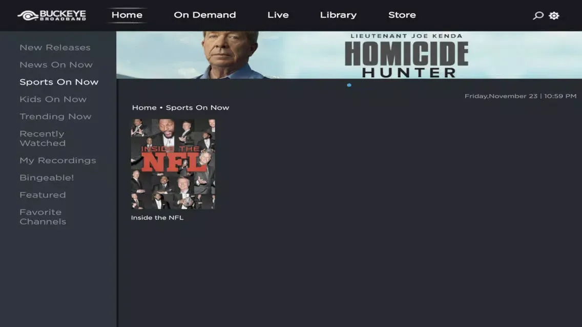 Screenshot di StreamTV Powered by Buckeye