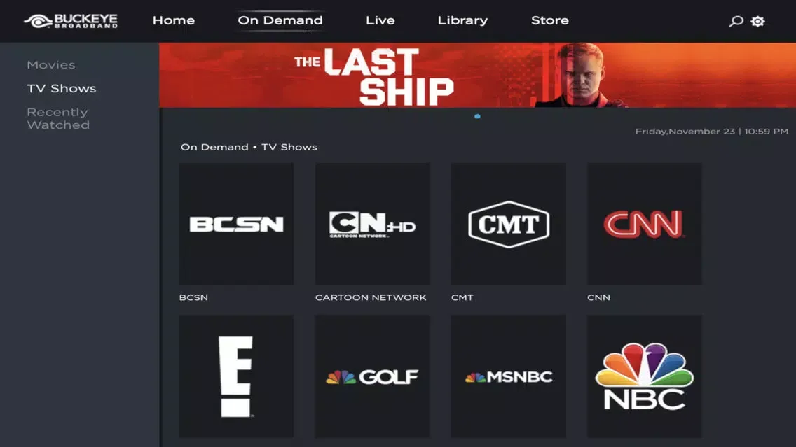 Screenshot di StreamTV Powered by Buckeye