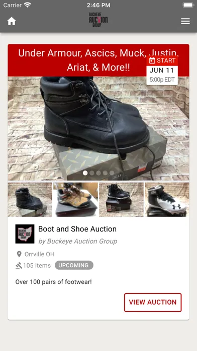 Screenshot di Buckeye Auction Group