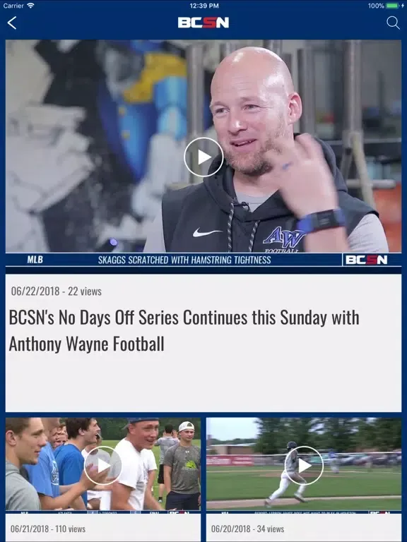 Скриншоты BCSN Now iPad 