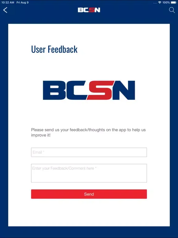 Скриншоты BCSN Now iPad 