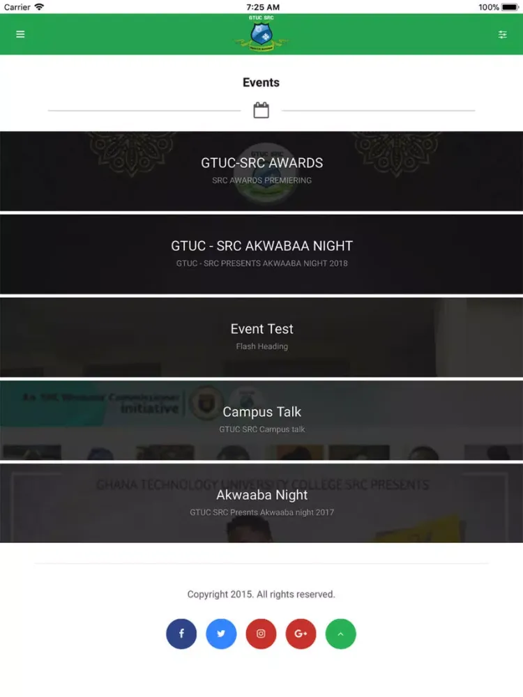 GTUC-SRC E-Notice iPad  Ekran Görüntüleri