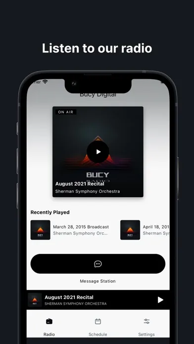 Bucy Digital Screenshots