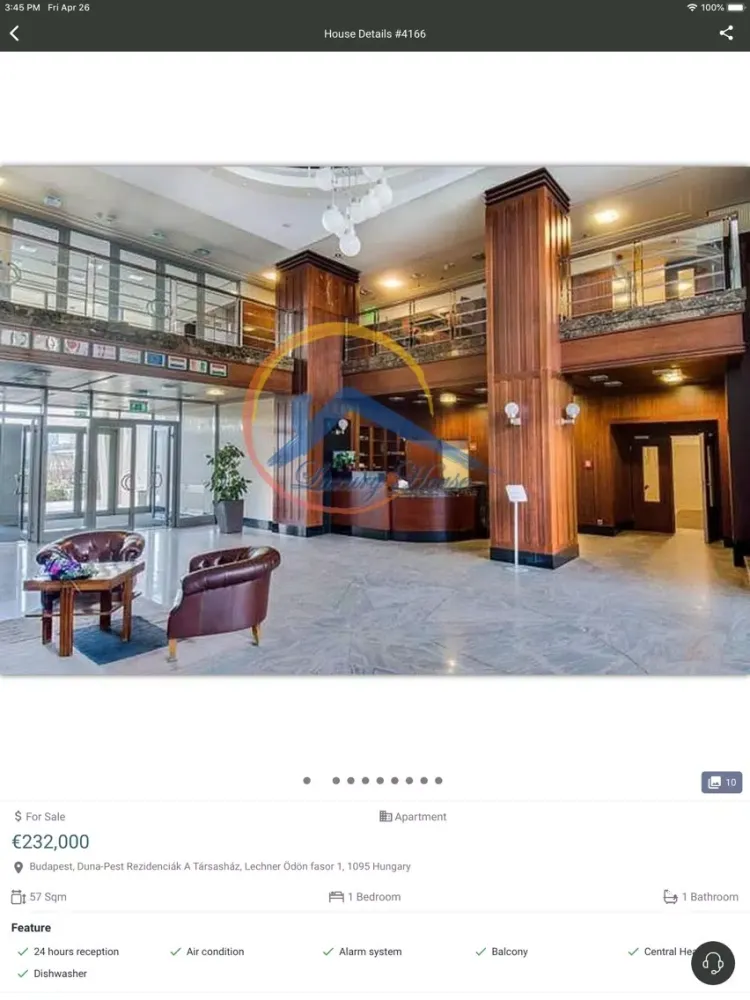 Budapest Luxury House iPad 应用截图