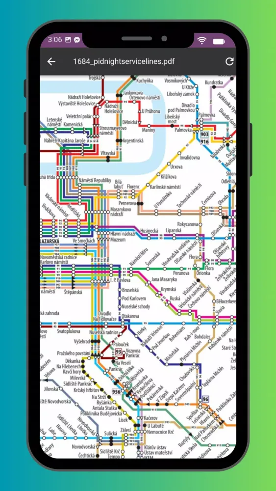 Prague Metro & Subway Map سکرین شاٹس