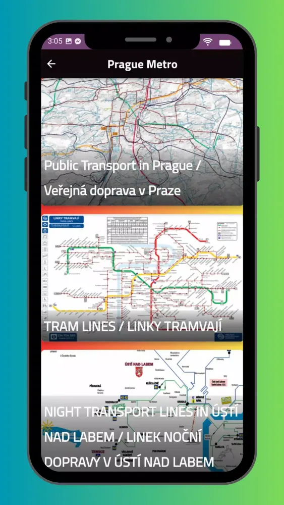 Prague Metro & Subway Map سکرین شاٹس