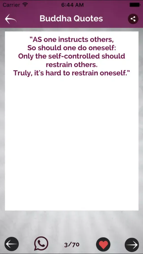 Скриншоты Gautam Buddha Quotes