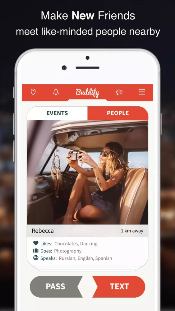 Capturas de tela do Buddify - Local Events Tonight