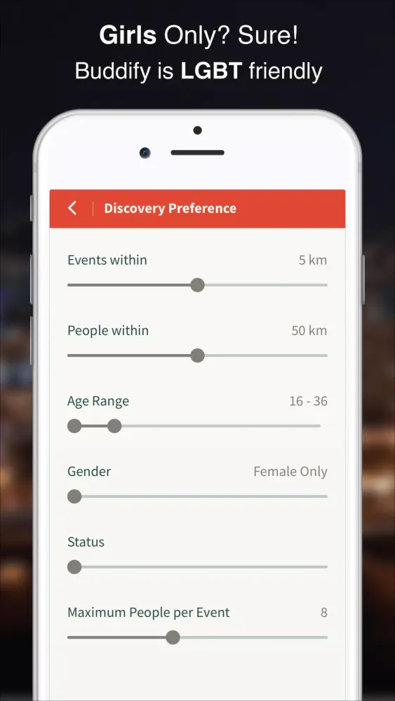 Capturas de tela do Buddify - Local Events Tonight