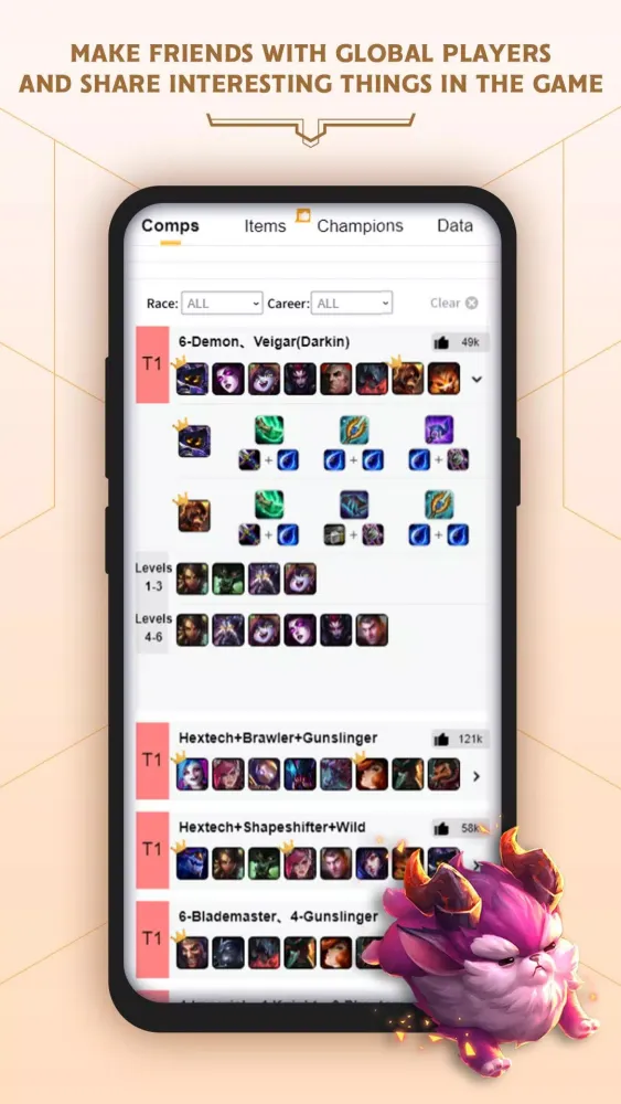LOL TFT Buddy Ekran Görüntüleri