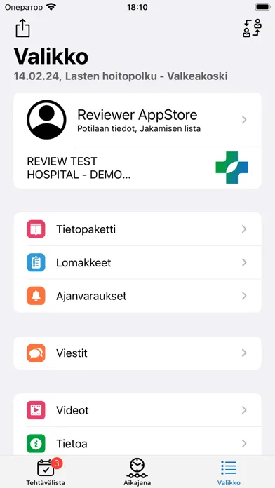 DemoPolku Ekran Görüntüleri