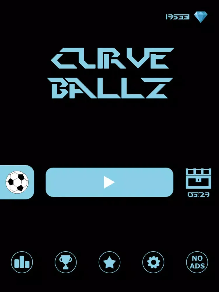 ภาพหน้าจอของ Curve Ballz iPad