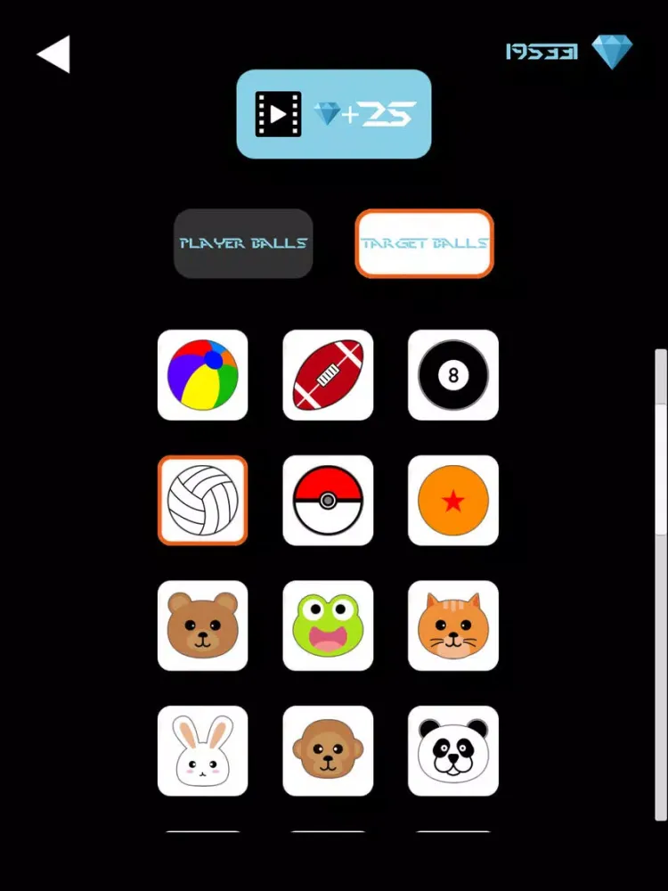 ภาพหน้าจอของ Curve Ballz iPad