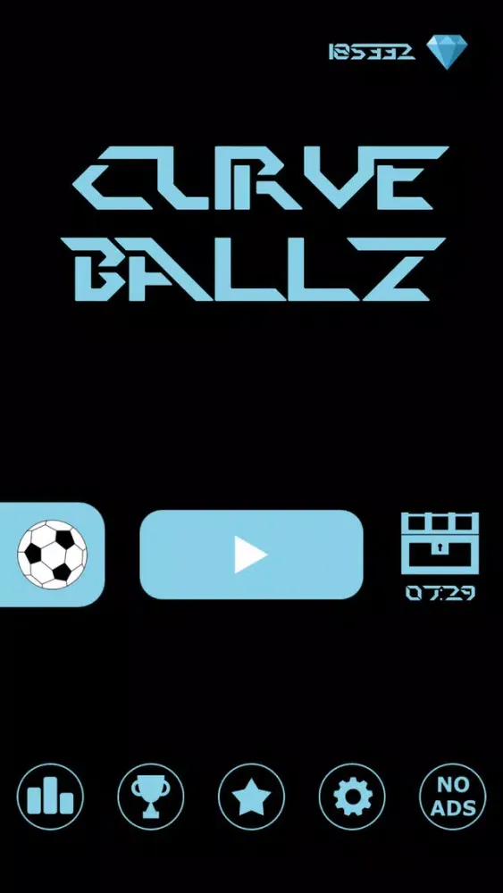 ภาพหน้าจอของ Curve Ballz
