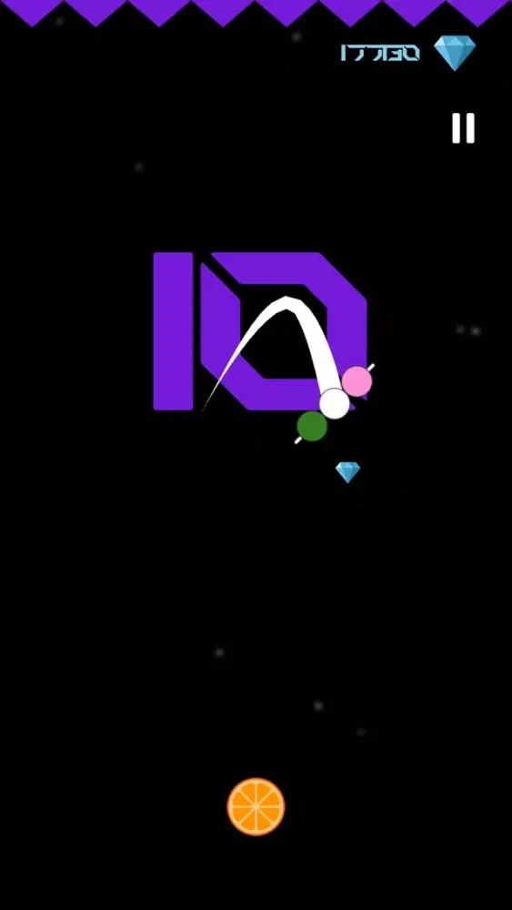 ภาพหน้าจอของ Curve Ballz