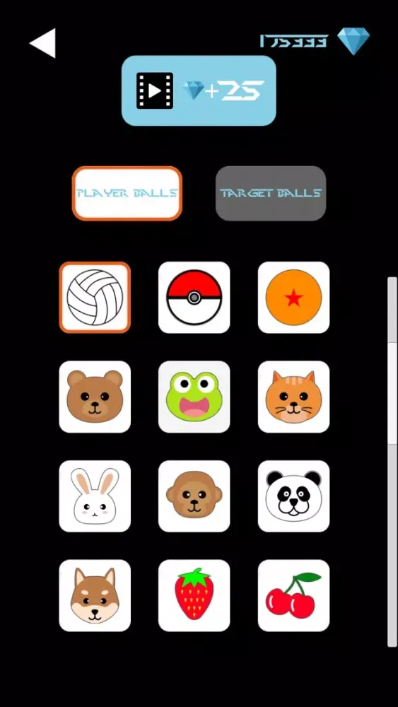 ภาพหน้าจอของ Curve Ballz