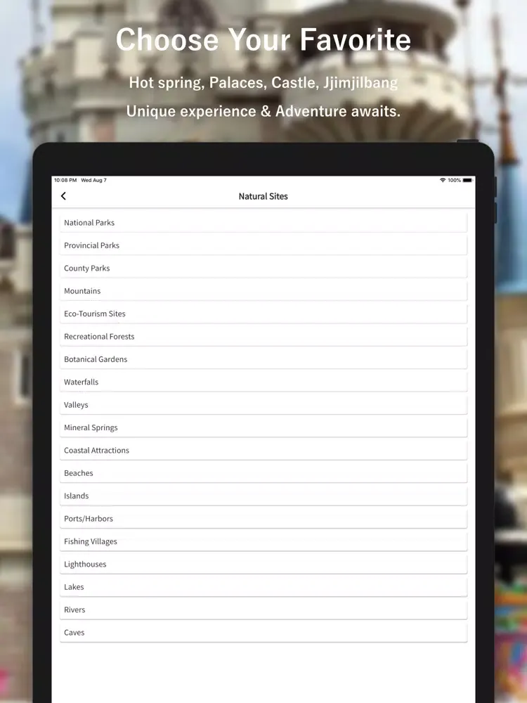 Kguide - Korea Tour Guide App iPad  Ekran Görüntüleri