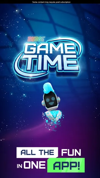 Tangkapan skrin Budge GameTime