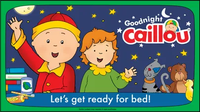 Ảnh chụp màn hình của Goodnight Caillou