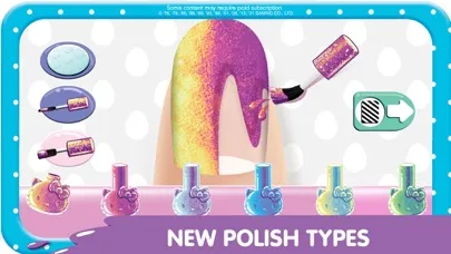 Capturas de tela do Hello Kitty Nail Salon