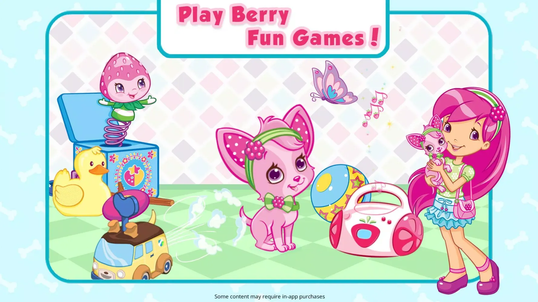 Tangkapan skrin Strawberry Shortcake Puppy Fun