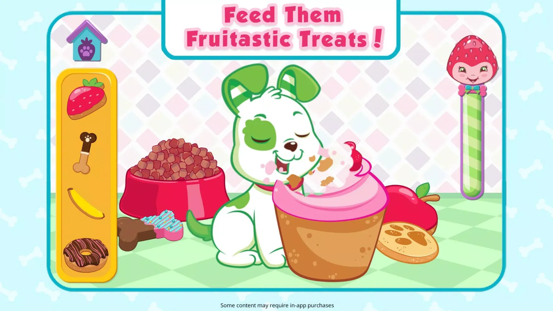 Tangkapan skrin Strawberry Shortcake Puppy Fun