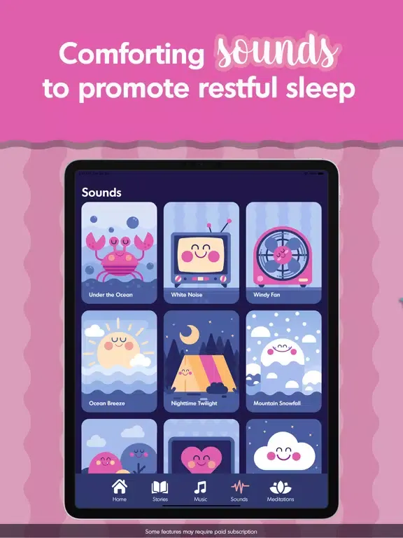 Budge Bedtime Stories & Sounds iPad  Screenshots