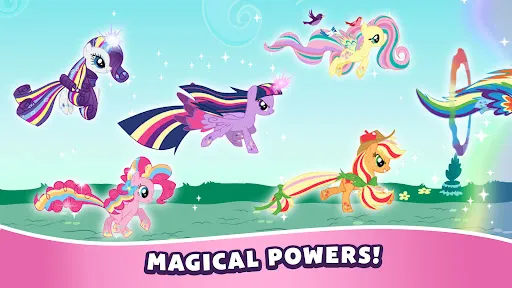 Capturas de pantalla de My Little Pony Rainbow Runners