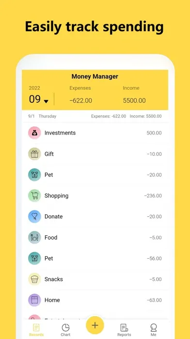 Money Tracker:Expense & Budget应用截图
