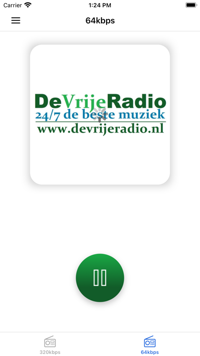 Tangkapan layar De Vrije Radio