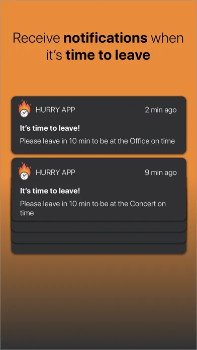 Ảnh chụp màn hình của Hurry App - Be on time