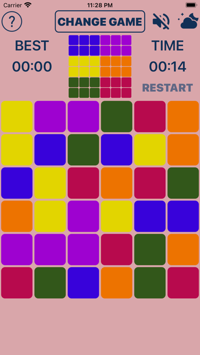 Tangkapan layar Rubik square puzzle logic game