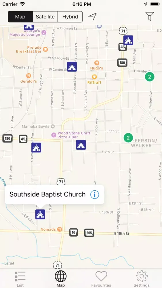 Capturas de pantalla de Churches worldwide