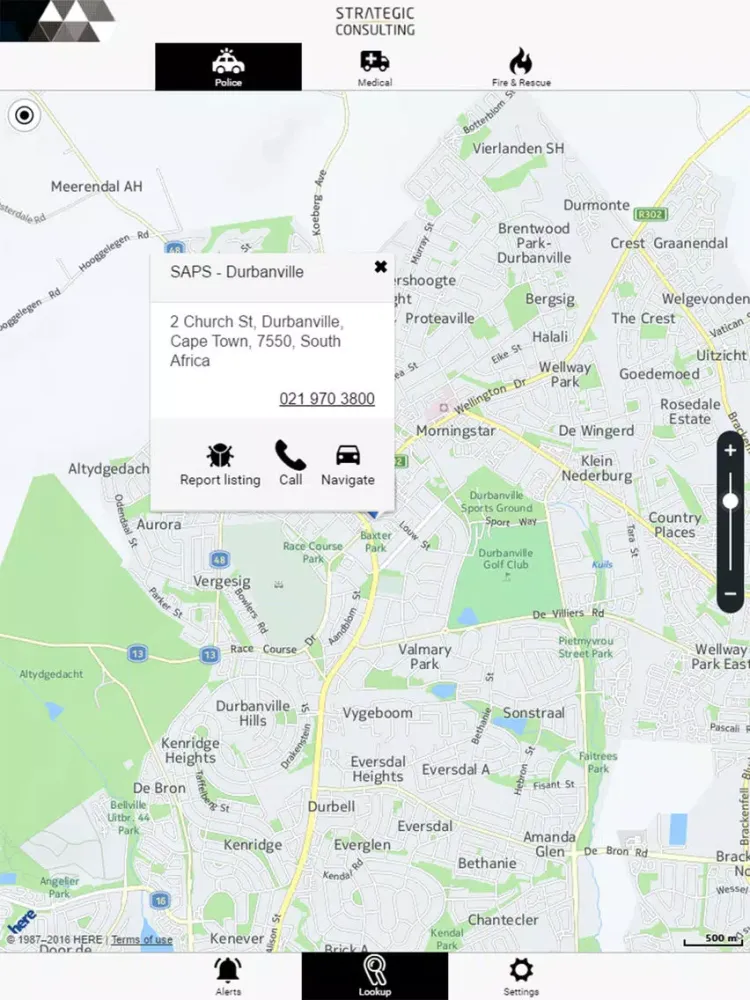 Tangkapan skrin Strategic Consulting iPad 