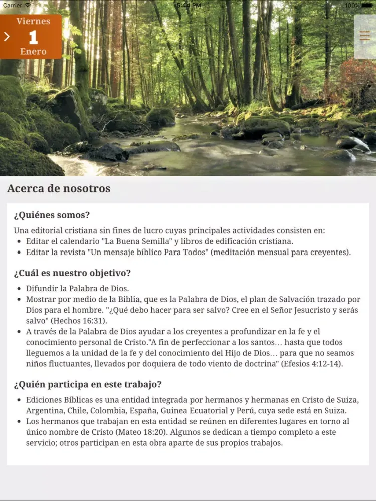 La Buena Semilla 2017 iPad  Screenshots