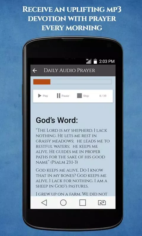 Daily Prayer Bible Quotes MP3 Screenshots