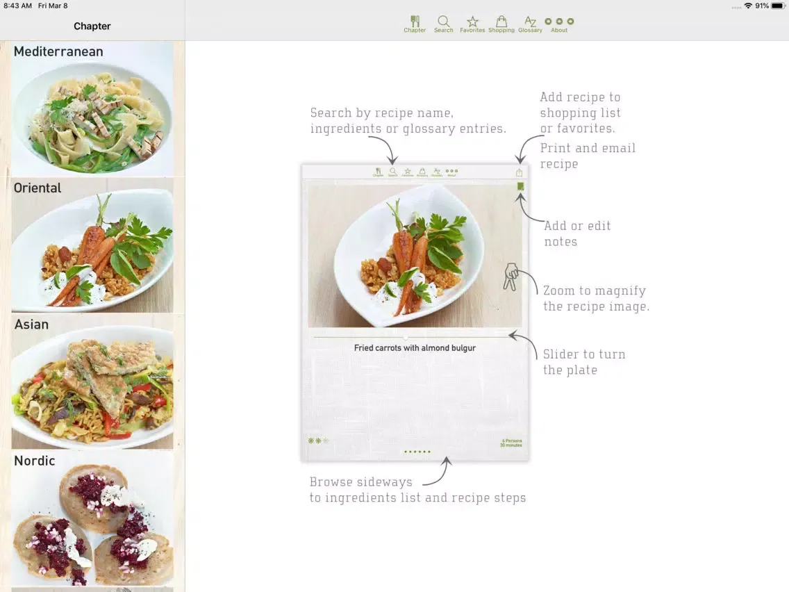 Going Vegetarian! iPad 应用截图