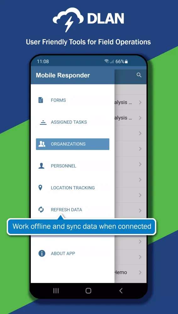 Capturas de tela do DLAN Mobile Responder