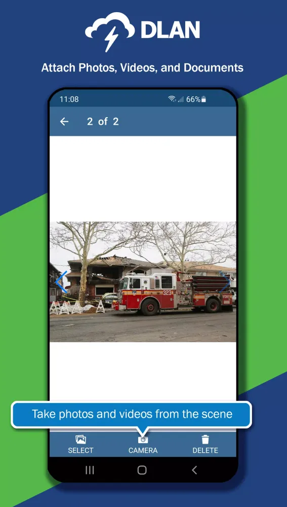 Capturas de tela do DLAN Mobile Responder