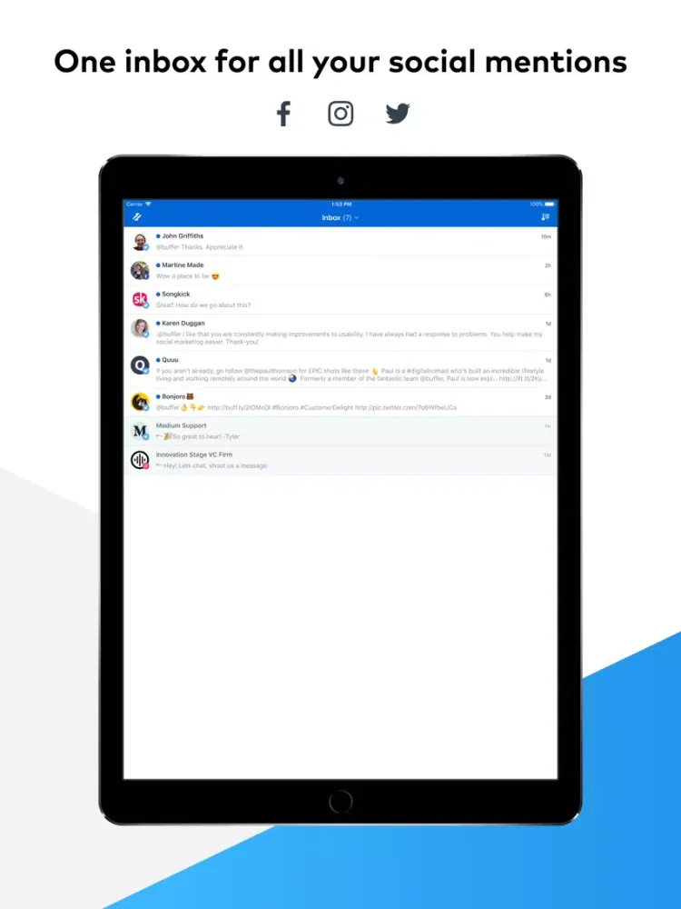 تصاویر Buffer Reply iPad