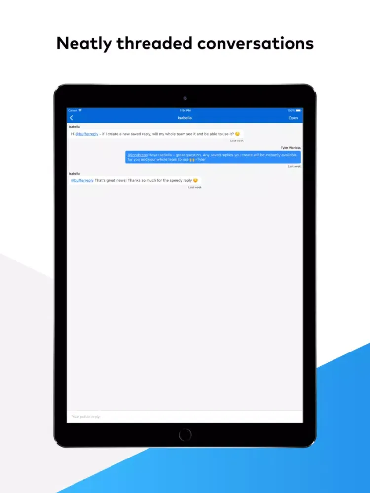 تصاویر Buffer Reply iPad