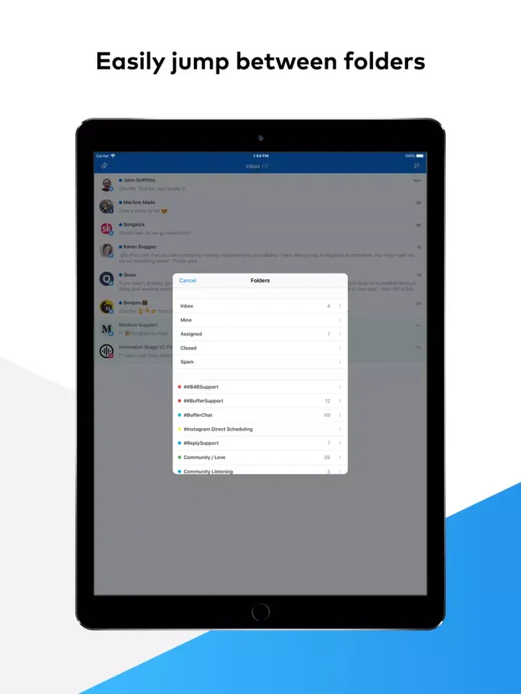 تصاویر Buffer Reply iPad