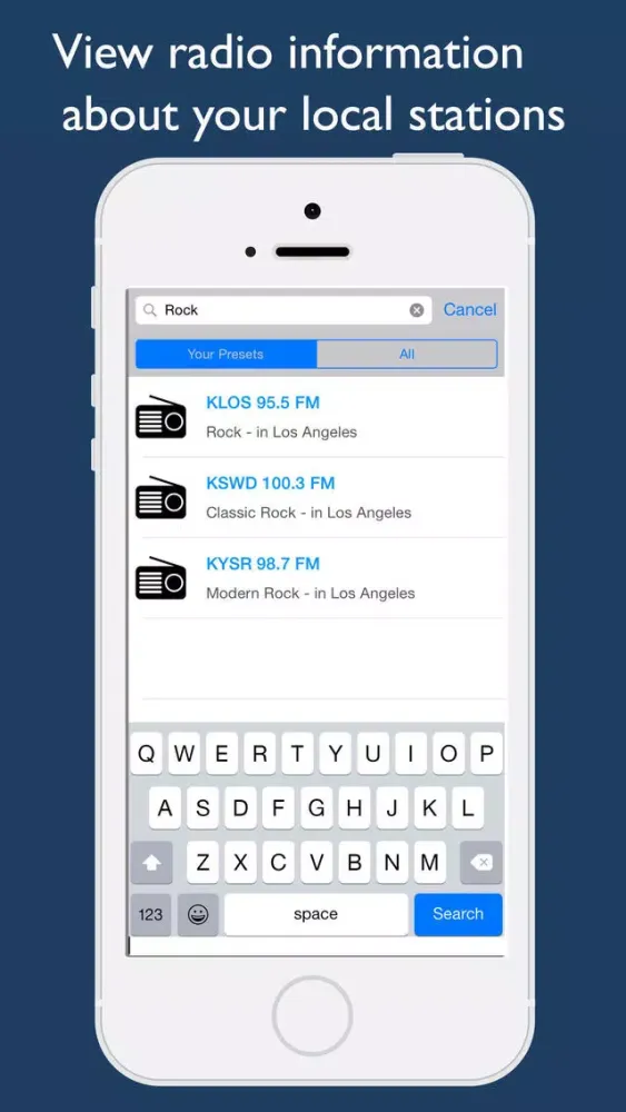 Zrzuty ekranu Preset Radio - Radio Station Finder