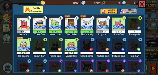 Canned Heroes: Idle RPG Screenshots