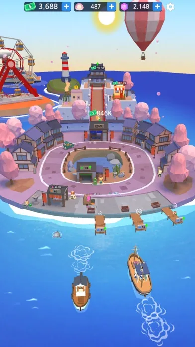 Idle Fishing Village Tycoon应用截图