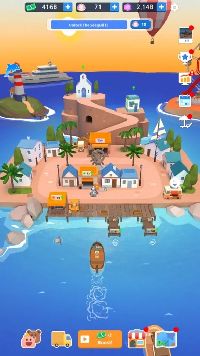 Idle Fishing Village Tycoon应用截图